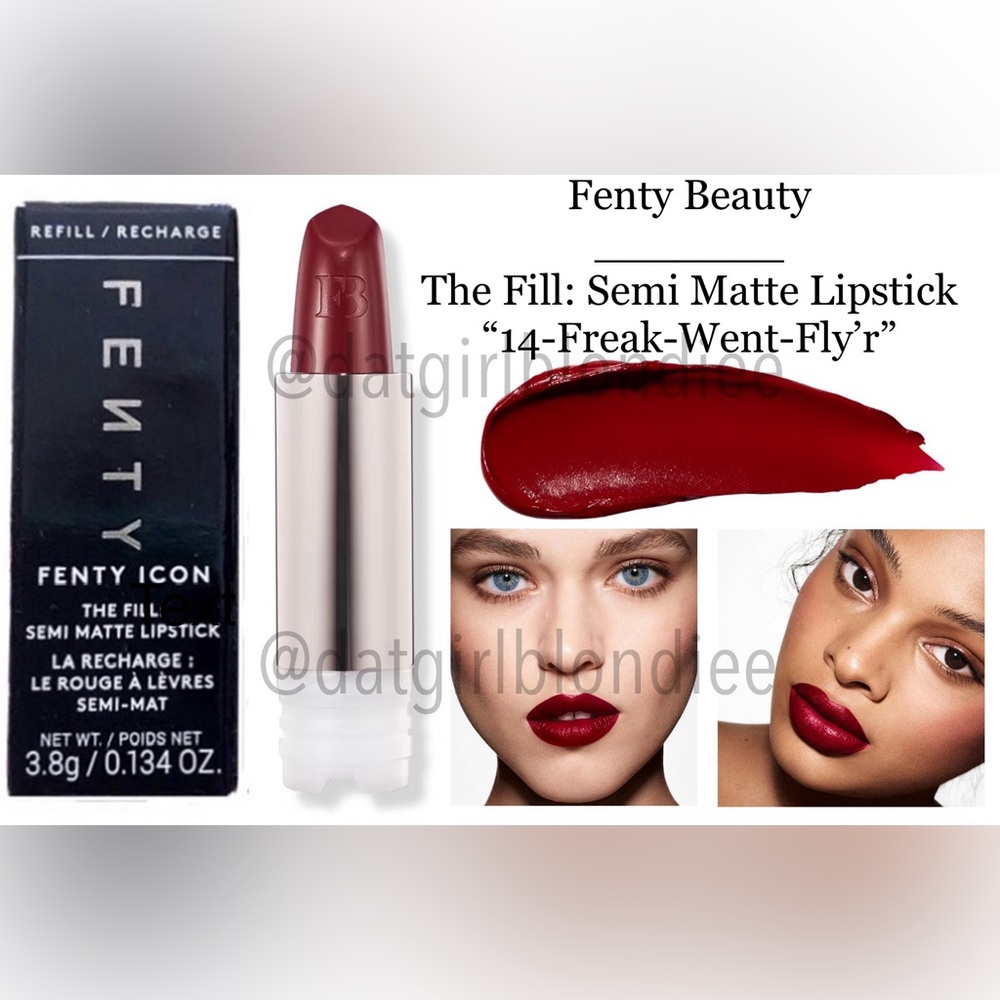 Fenty: The Fill Semi-Matte Lipstick (14-Freak-Went-Fly’r) - Picture 1 of 3